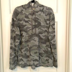 Jane and Delancey Lightweight Camo Hoodie